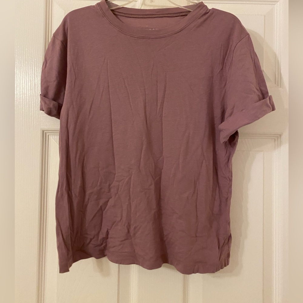 A new day purple t shirt
